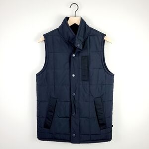 Edgar and Ash Black Button Vest Small
